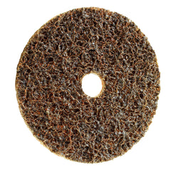 "Eisenblätter 10151 MINI FIX SC Vlies Scheibe 60 mm, Grob (Vliesfarbe braun), Klett"