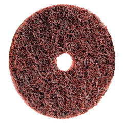 "Eisenblätter 10152 MINI FIX SC Vlies Scheibe 60 mm, Mittel (Vliesfarbe rot), Klett"