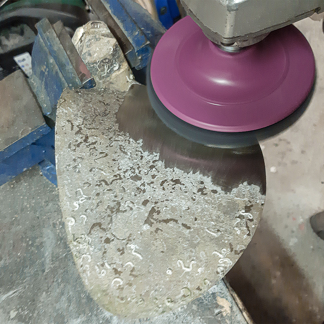 "Eisenblätter 80901 FIX KLETT Clean Scheibe 115 x 10 mm, ca. 13 mm Materialstärke, Klett"