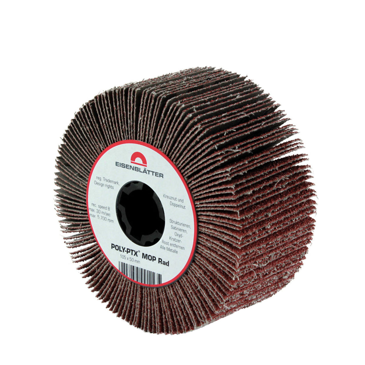 "Eisenblätter 41024 POLY-PTX® Mop Rad 105 x 50 mm, Korn 24  by Eisenblätter"