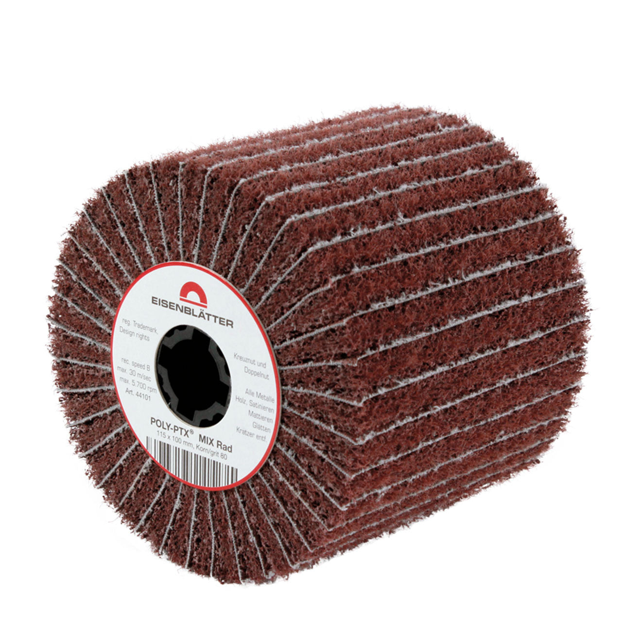 "Eisenblätter 44101 POLY-PTX® Mix Rad 115 x 100 mm, Korn 80  by Eisenblätter"
