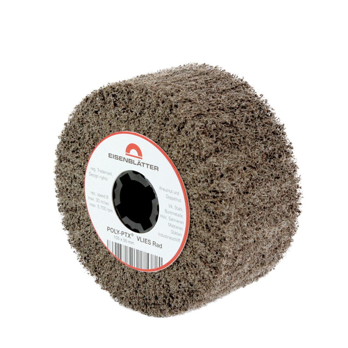 "Eisenblätter 43180a POLY-PTX® Vlies Rad 105 x 50 mm, Korn 180  by Eisenblätter"