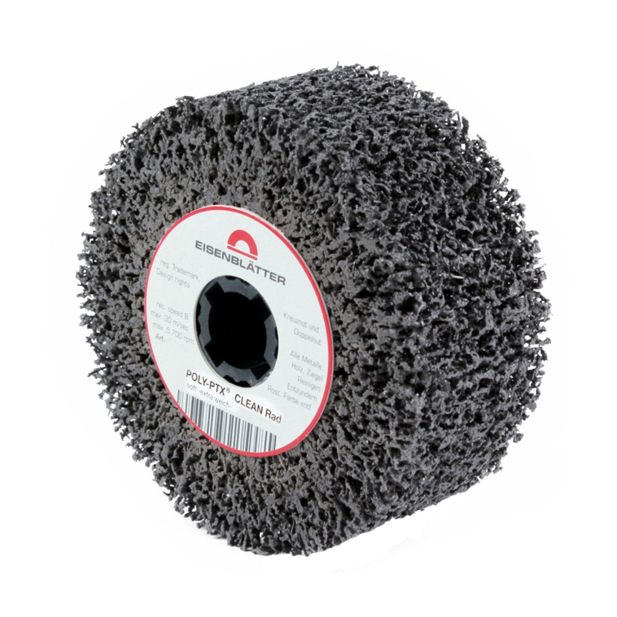 "Eisenblätter 40018wa POLY-PTX® Clean Rad soft 115 x 50 mm  by Eisenblätter"