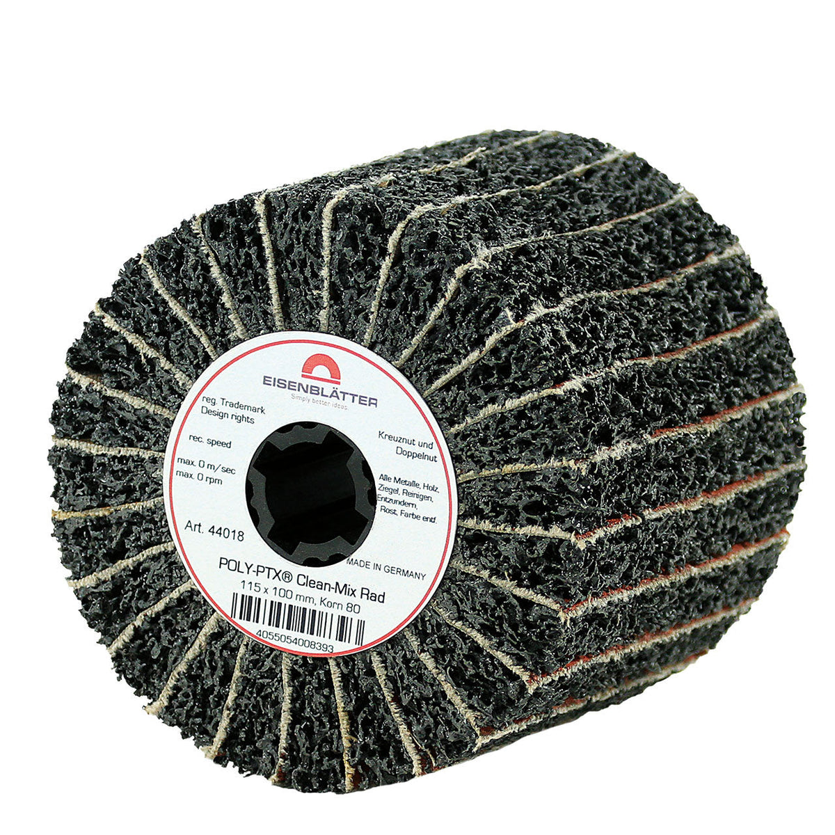 "Eisenblätter 44018 POLY-PTX® Clean-Mix Rad 115 x 100 mm, Korn 80  by Eisenblätter"