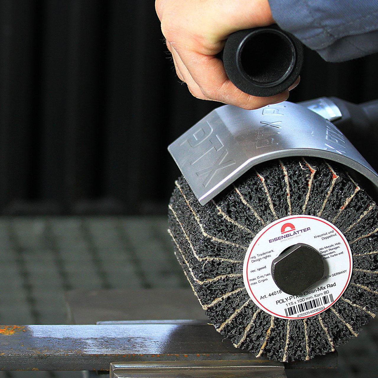 "Eisenblätter 44018 POLY-PTX® Clean-Mix Rad 115 x 100 mm, Korn 80  by Eisenblätter"