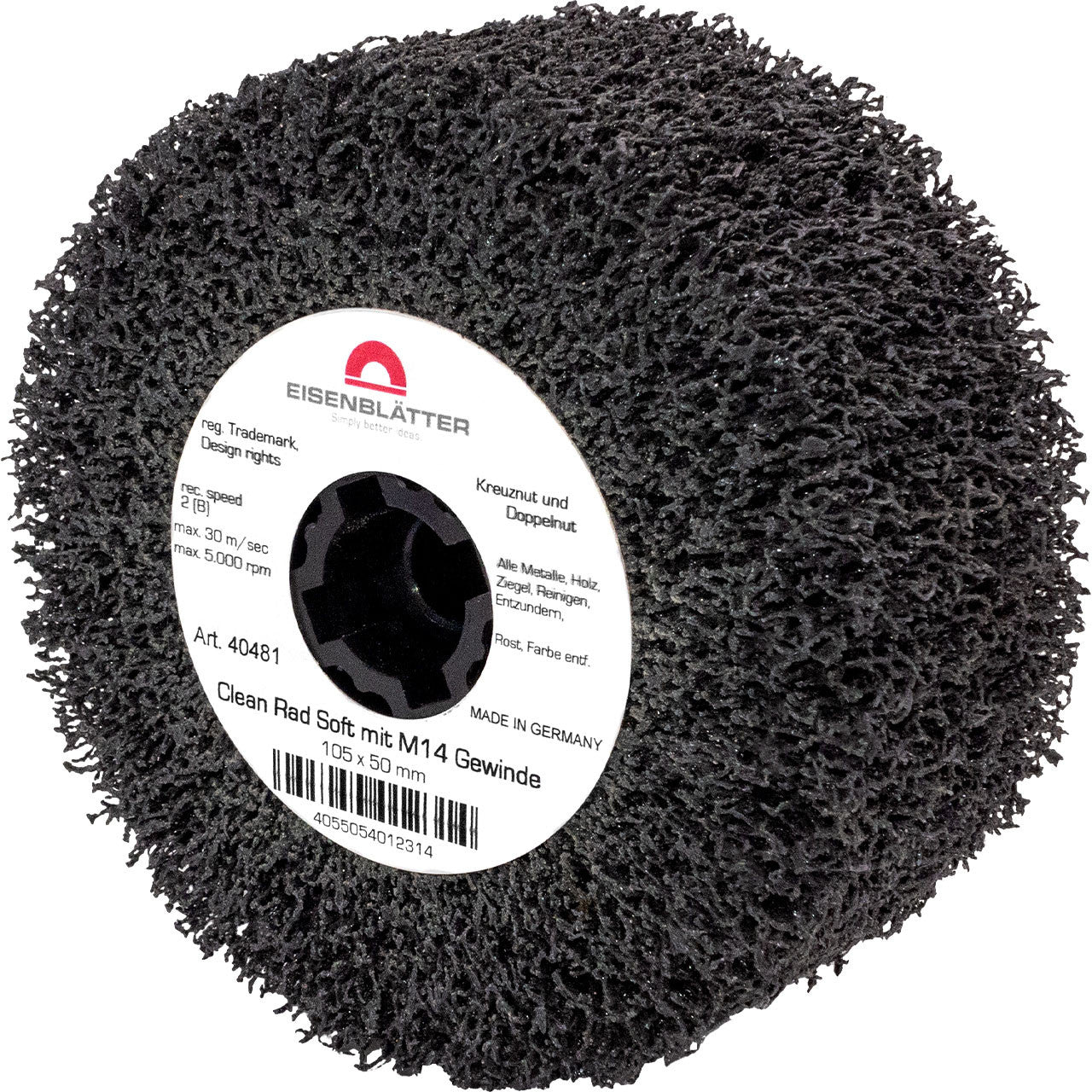 "Eisenblätter 40481 Clean Rad Soft mit M14 Gewinde 115 x 50 mm  by Eisenblätter"