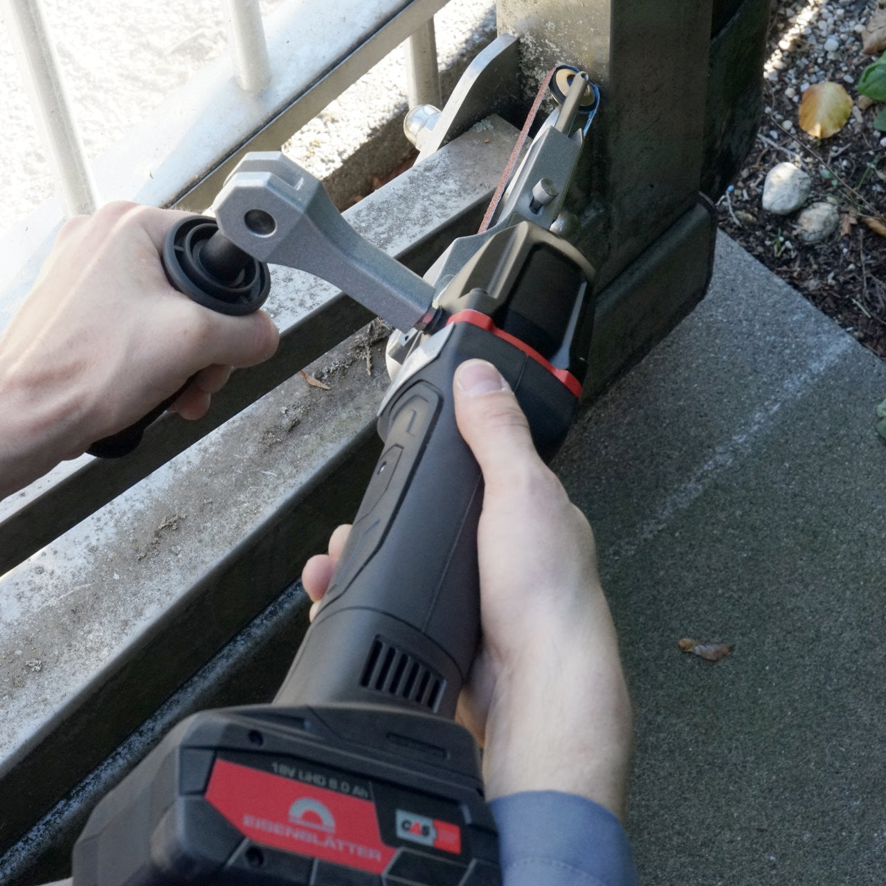 "Eisenblätter 38101 BAND-IT AKKU HT Grundset (EU) 18 Volt, 220-240 Volt Anschluss, im Koffer inkl. 2 Akkus  by Eisenblätter"