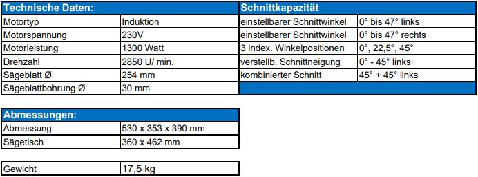 "JET Kapp-Tischkreissäge JMT-10  by JET"
