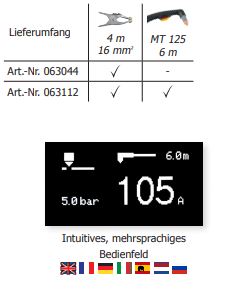 GYS PLASMA NEOCUT 105 - mit Brenner 063112