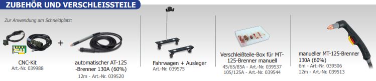 GYS PLASMA CUTTER 125A TRI – mit Brenner 029910
