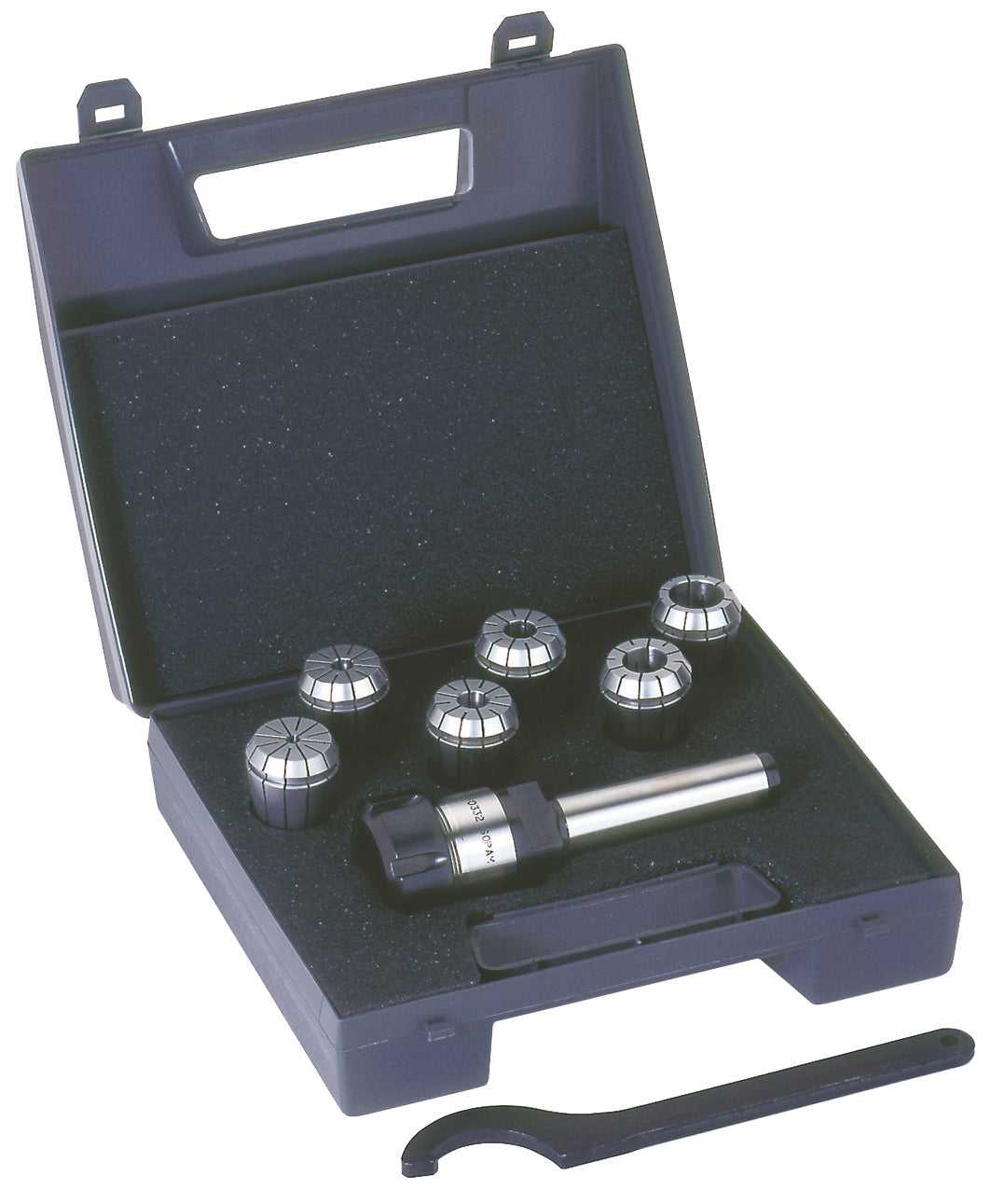 PROMAC Zubehör FRÄSEN 9667 Spannzangenssatz ER 32 - MK3, 6-teilig, 6-20mm, im Koffer, mit Halter und Schlüssel