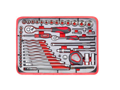 PROMAC JET ABS-Werkzeugkoffer 1/4" und 1/2", 179-teilig A-179-EXE