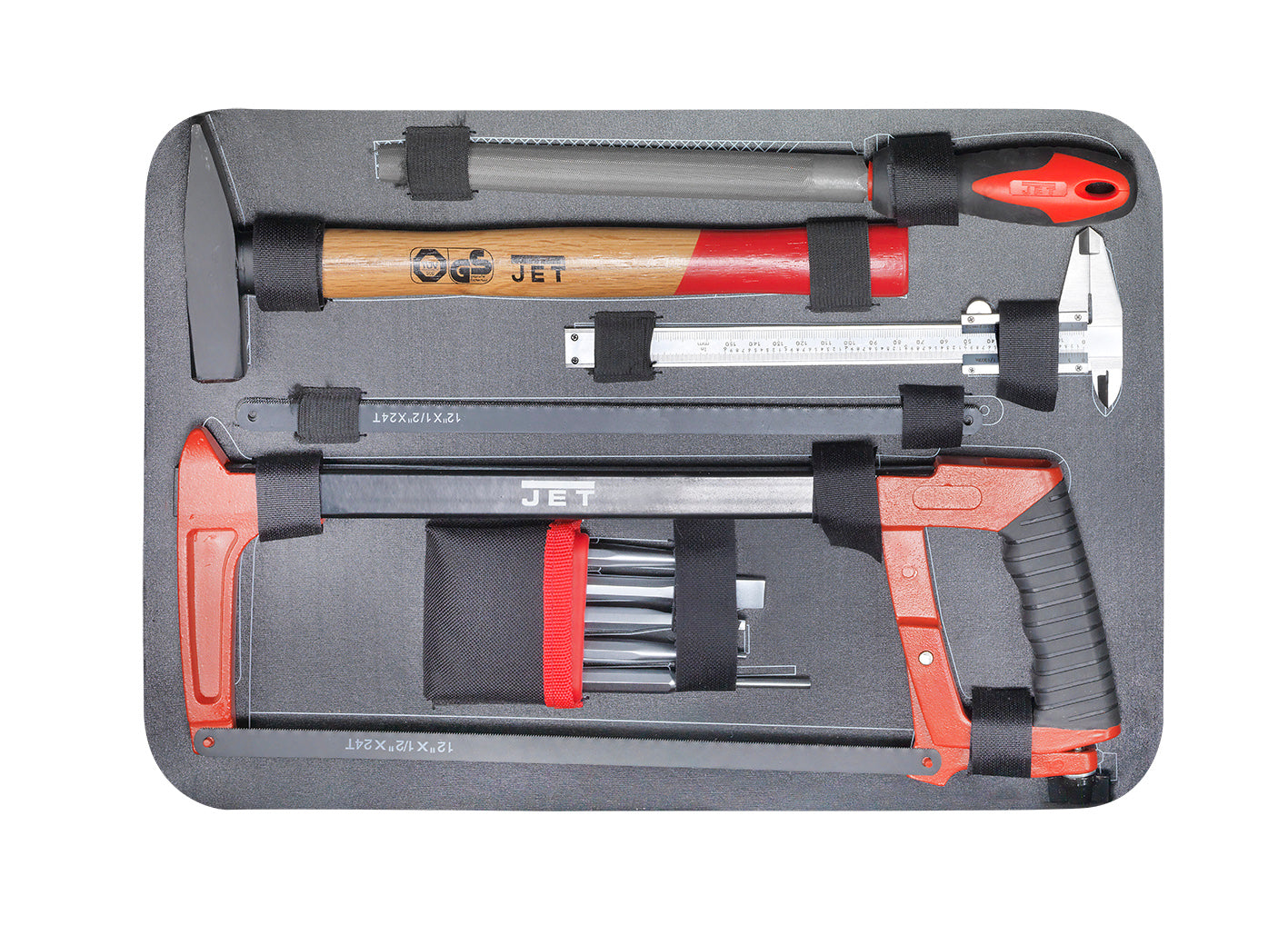 PROMAC JET ABS-Werkzeugkoffer 1/4" und 1/2", 179-teilig A-179-EXE