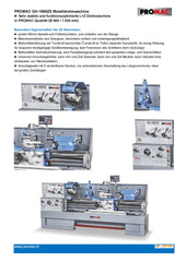 PROMAC METALLDREHBANK GH-1860ZX-T-QC