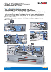 PROMAC METALLDREHBANK GH-1880ZX-T-QC