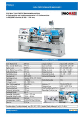 PROMAC METALLDREHBANK GH-2280ZX-T