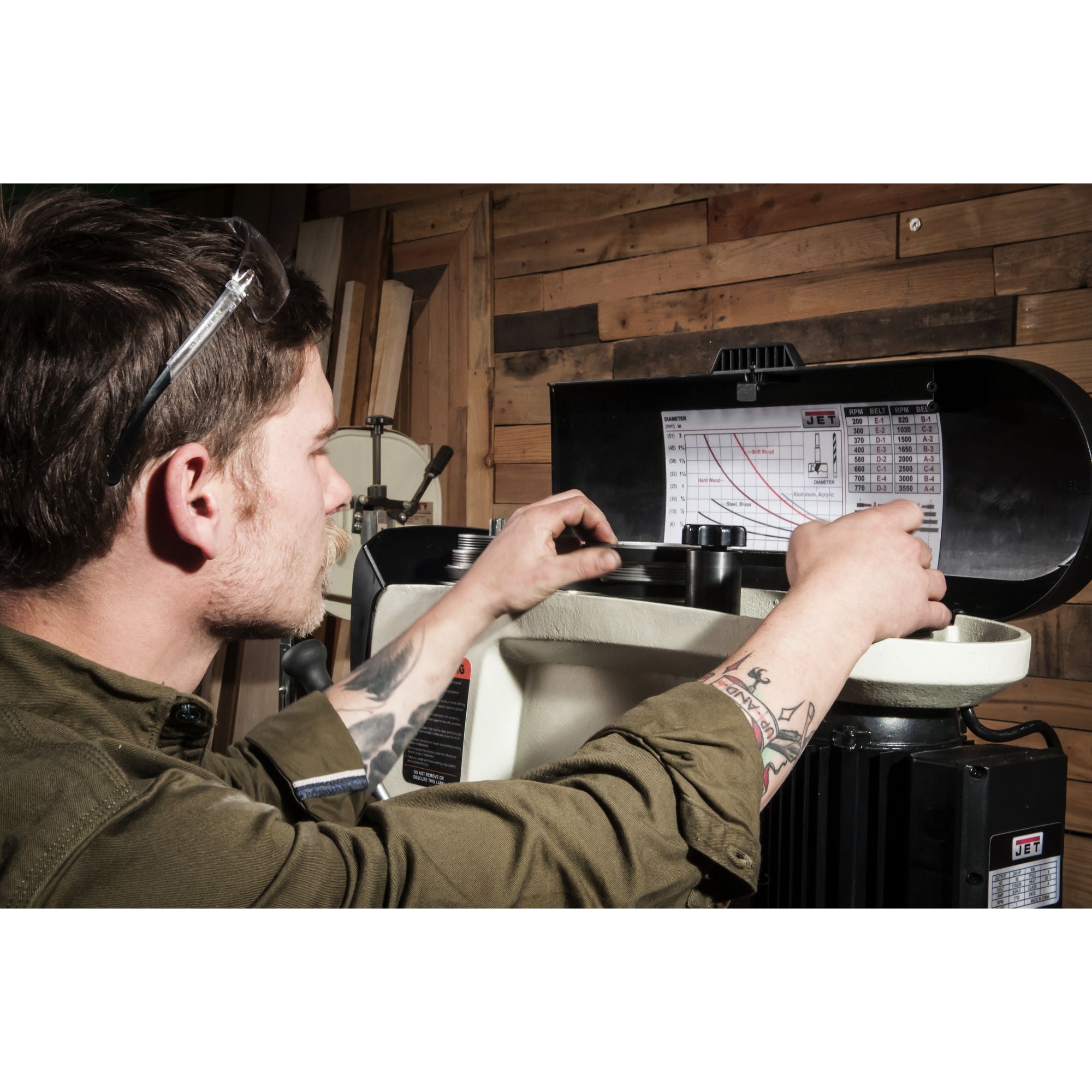 JET SÄULENBOHRMASCHINE JDP-17-T