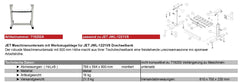 JET Zubehör JWL-1221VS 719202A Maschinenuntersatz 788 x 584 x 800 mm