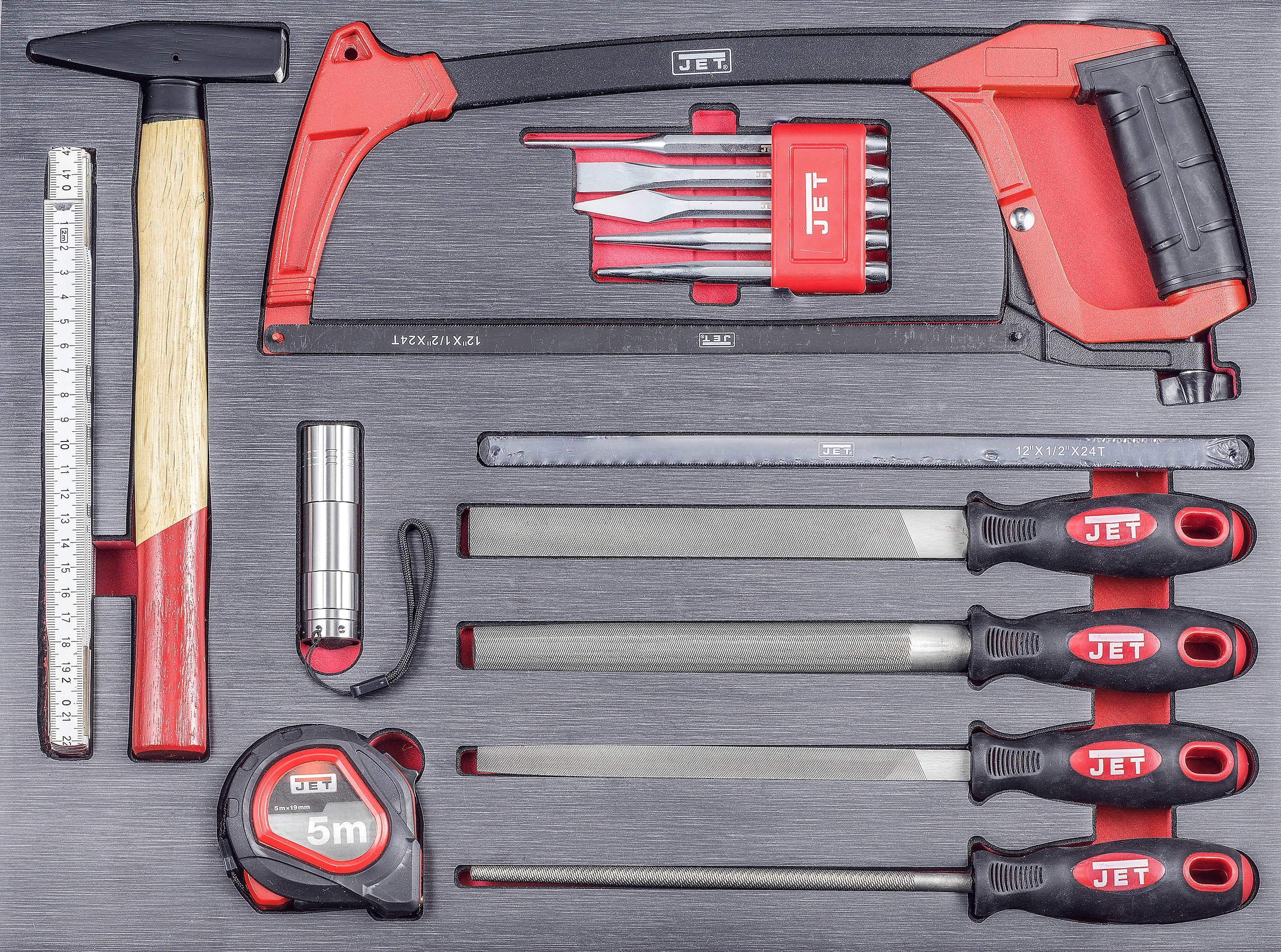 PROMAC Werkstattwagen, 1/4" + 3/8" + 1/2", 318-tlg. TT-318