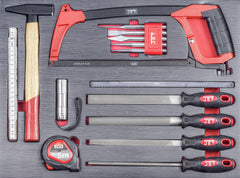 PROMAC Werkstattwagen, 1/4" + 3/8" + 1/2", 318-tlg. TT-318