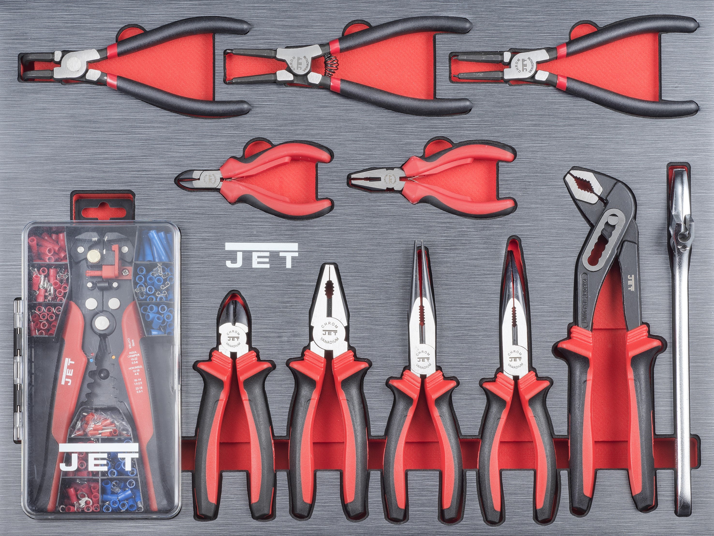 PROMAC Werkstattwagen, 1/4" + 3/8" + 1/2", 318-tlg. TT-318